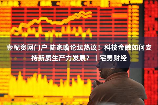 壹配资网门户 陆家嘴论坛热议！科技金融如何支持新质生产力发展？｜宅男财经
